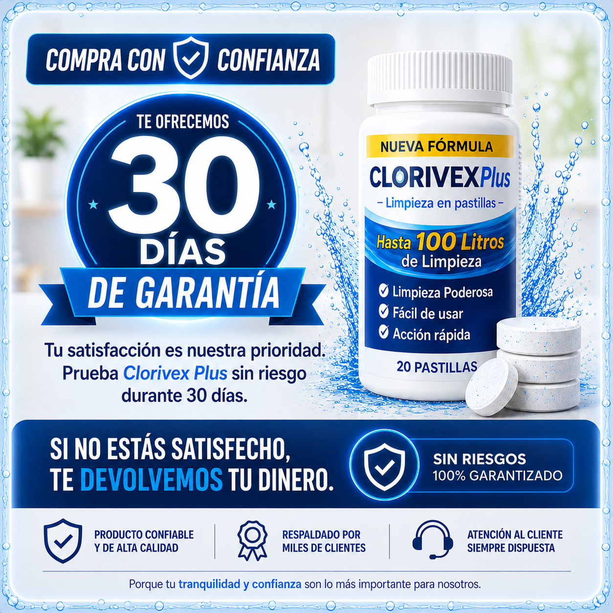 Clorivex - 100 litros de limpieza