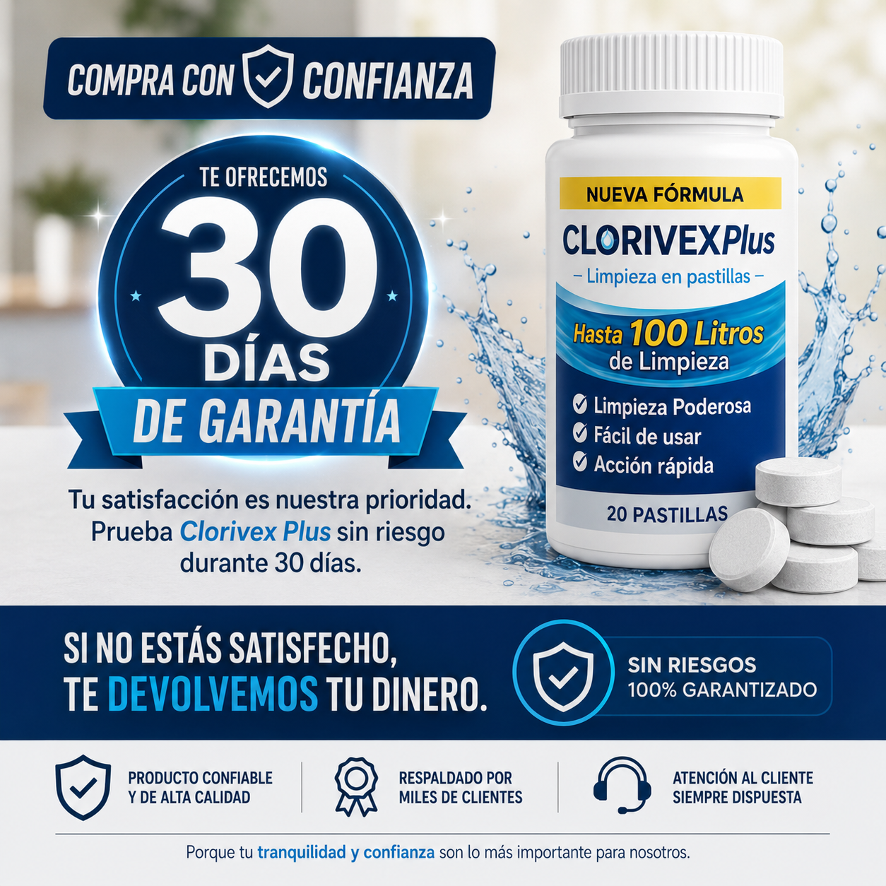 Clorivex - 100 litros de limpieza