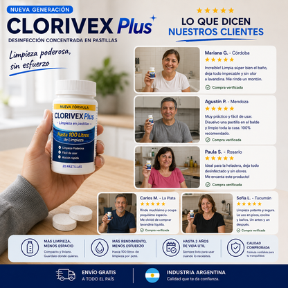 Clorivex - 100 litros de limpieza