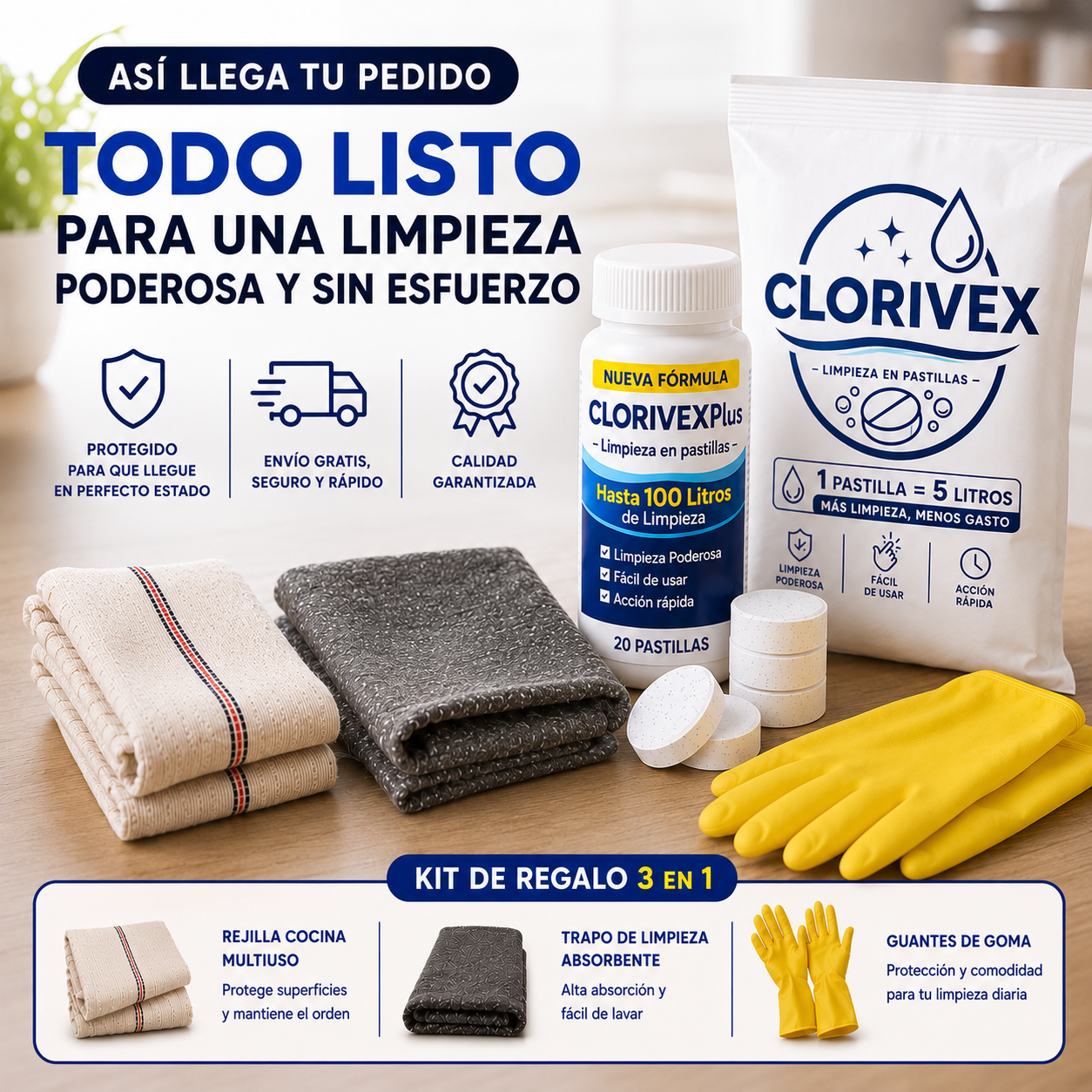Clorivex - 100 litros de limpieza