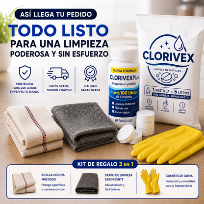 Clorivex - 100 litros de limpieza