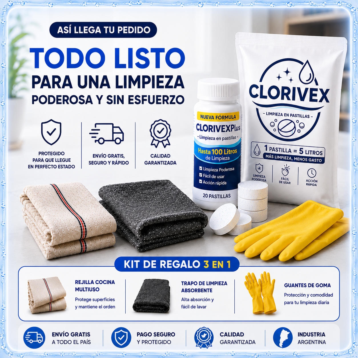Clorivex - 100 litros de limpieza