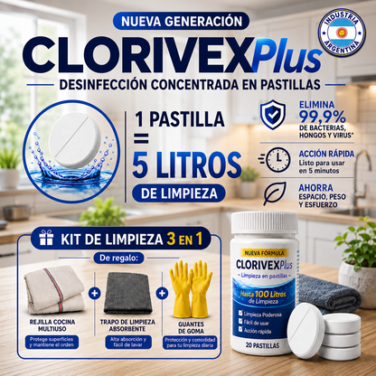 Clorivex - 100 litros de limpieza